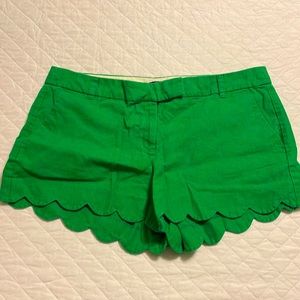 J. Crew Women’s size 14 scalloped shorts